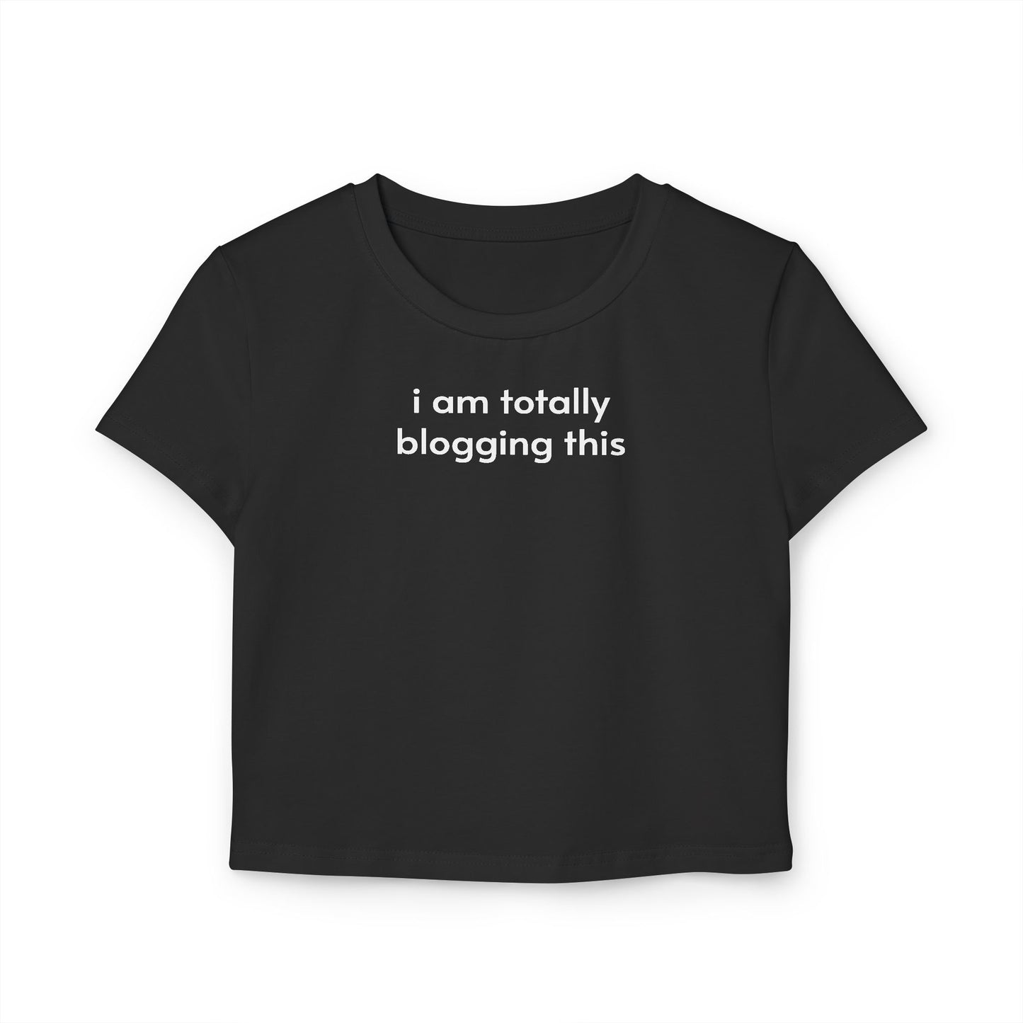 "blogging this" baby tee