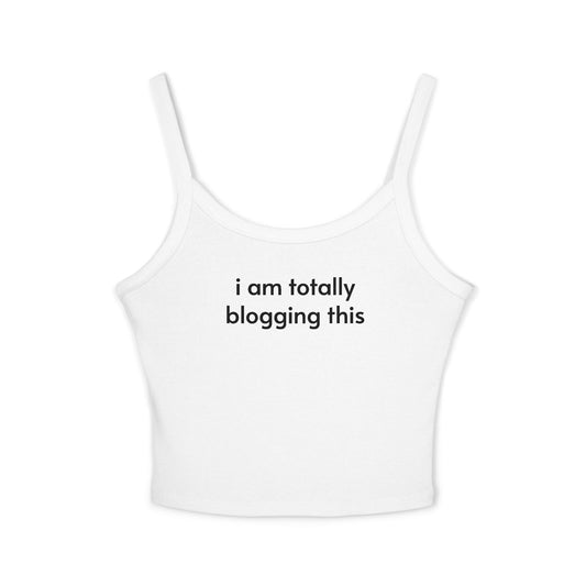 "blogging this" tank