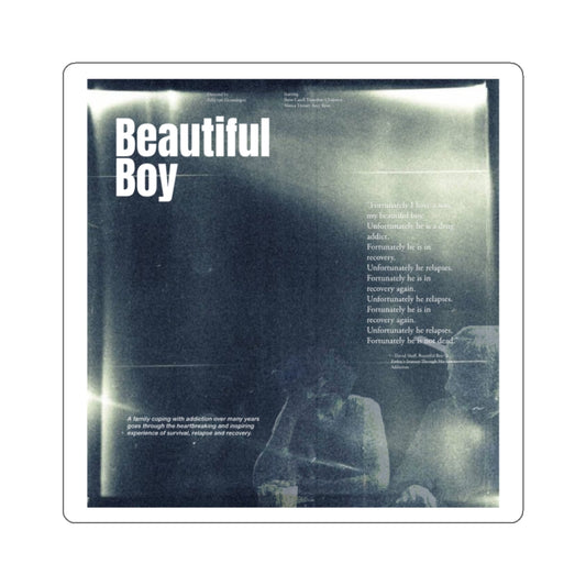 "beautiful boy" graphic sticker