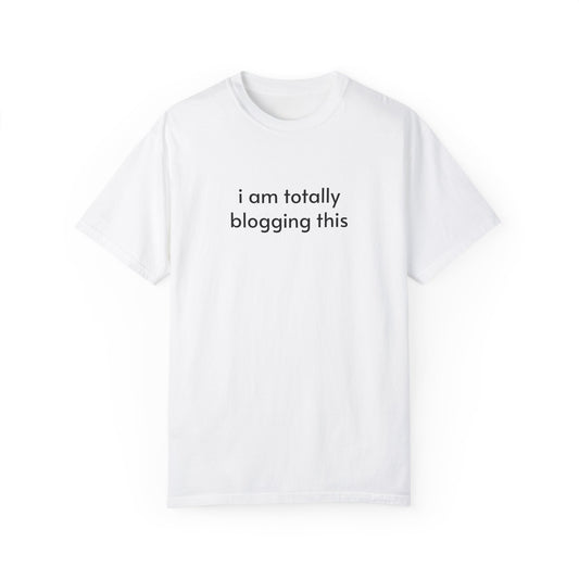 "blogging this" tee