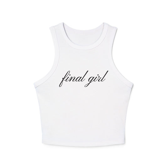 "final girl" racer tank