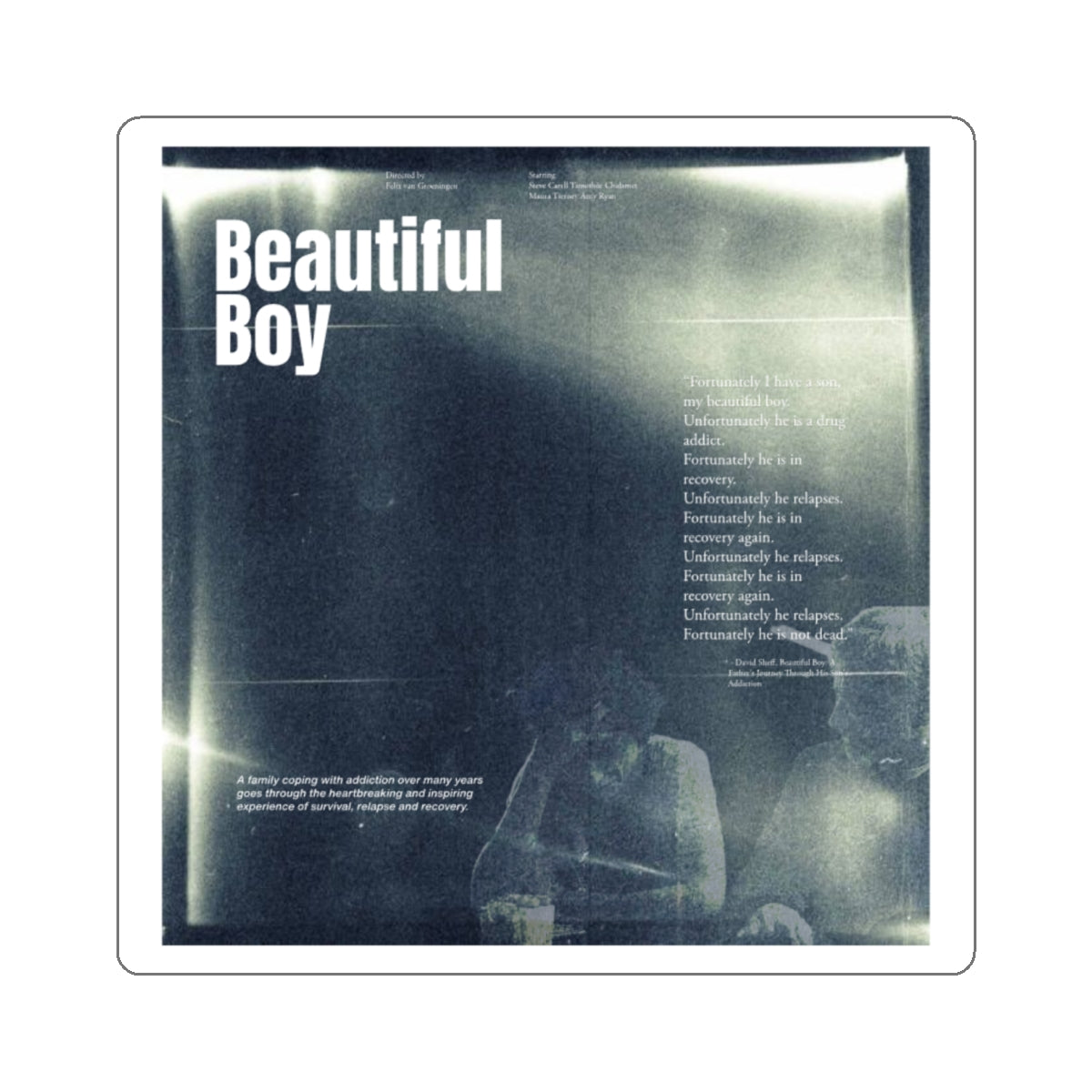"beautiful boy" graphic sticker