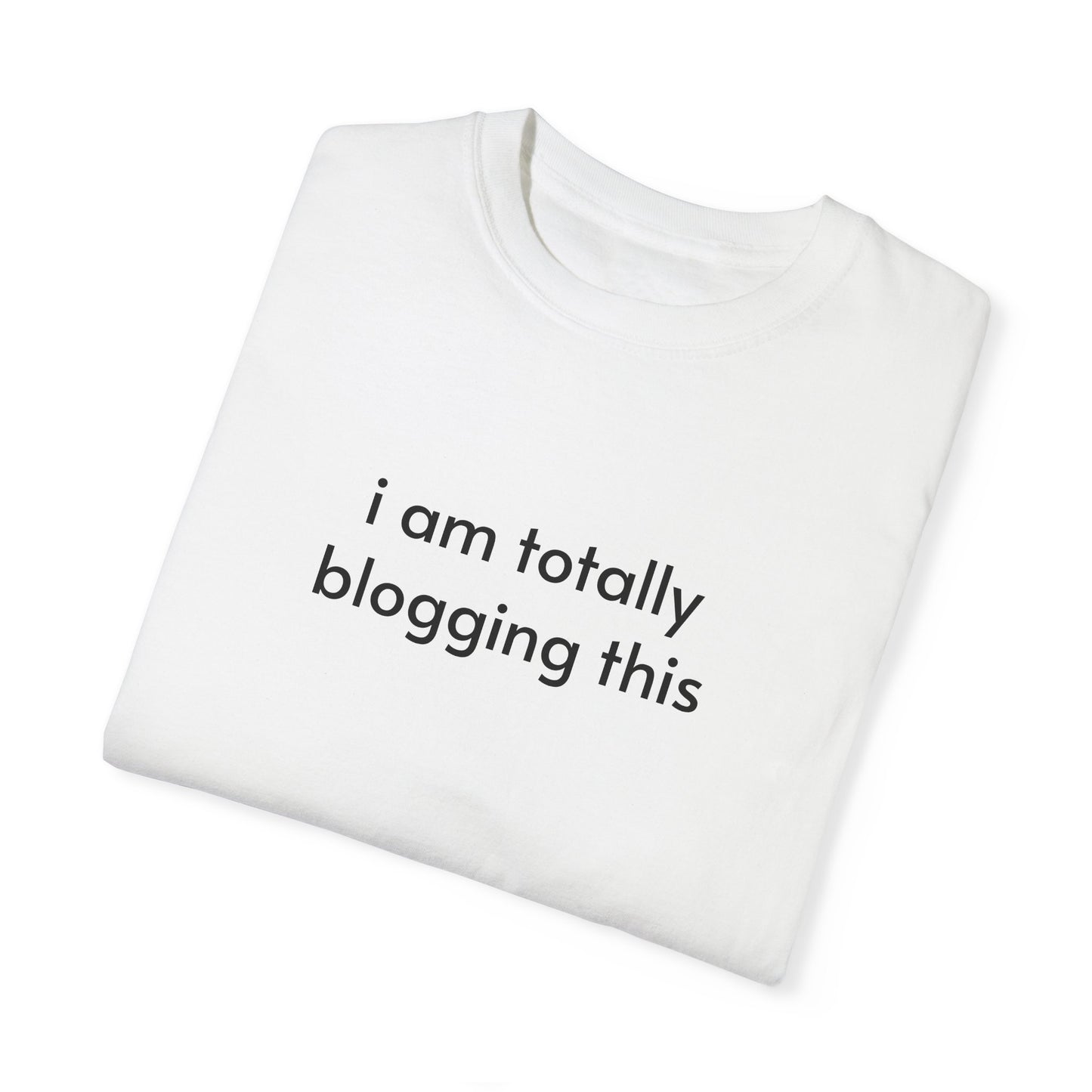 "blogging this" tee
